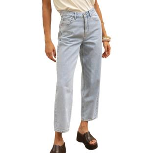 Jean barrel Bleu Femme Oraije Bony vue 0