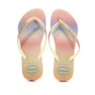 Tongs Multicolores Femme Havaianas Hav Slim Gradient Sun vue 3