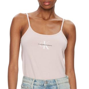 Débardeur Rose Femme Calvin Klein Jeans Strappy pas cher