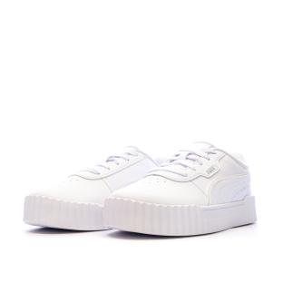 Baskets Blanches Garçon/Fille Puma Carina 3.0 vue 6
