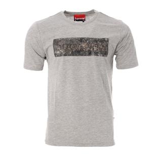 T-shirt Gris Homme Supreme Grip Ugo pas cher