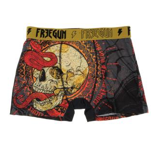 Boxer Gris/Rouge Homme Freegun Snake pas cher