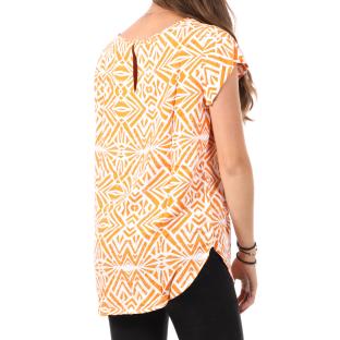 Top Orange à motifs Femme Only Nova vue 0