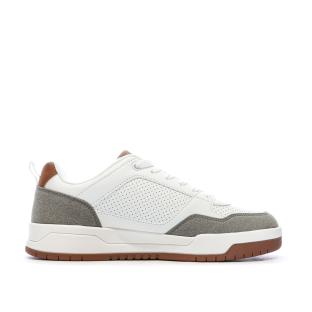 Baskets Blanches/Taupes Homme Kappa Logo Manis vue 2