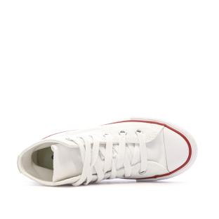 Baskets Blanches Enfant Converse All Star Eva Lift Canvas Platform vue 4