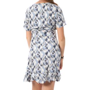 Robe Bleu Femme Only Marlie Wrap vue 0