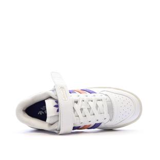 Baskets Blanches Fille Adidas Forum Low vue 4