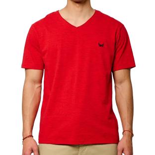 T-shirt Rouge Homme Kaporal BETER pas cher