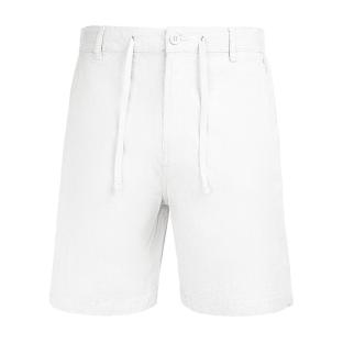 Men’s White Short Chinos by Teddy Smith Linen Photo of the Espace des Marques %store% store - view of %key%
