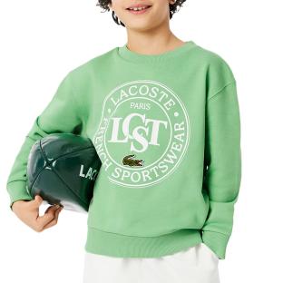 Sweat Vert Enfant Lacoste Kids Printed Crew Neck vue 0