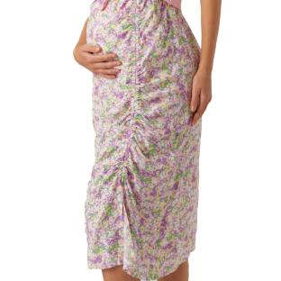 Jupe de Grossesse Rose/Violette Femme Mamalicious Sarah vue 3