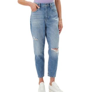 Jean Bleu Mom Femme Tommy Hilfiger pas cher