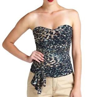 Top Bustier Léopard Femme Guess Saskia vue 0