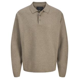 Pull Beige Homme Jack & Jones Bradfort vue 0