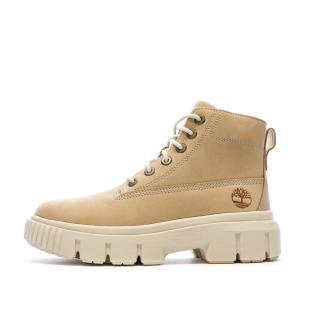 Bottines Beige Femme Timberland Greyfield Mid pas cher