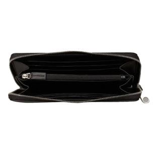Portefeuille Noir Femme Calvin Klein Jeans Sculpted Zip Around vue 2