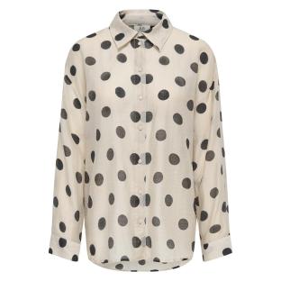 Camisa de lunares beige para mujer JDY Fay ver 0