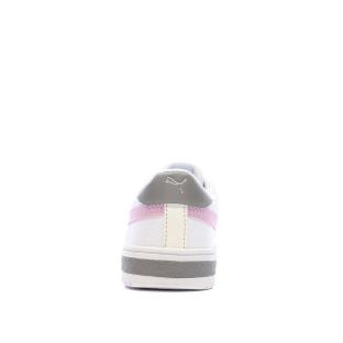 Baskets Blanches/Roses Fille Puma Ca Pro vue 0