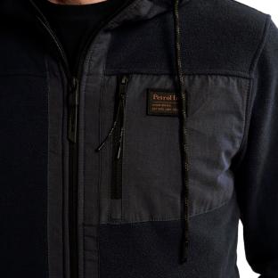 Sweat Noir Homme Petrol Industries Hooded vue 3