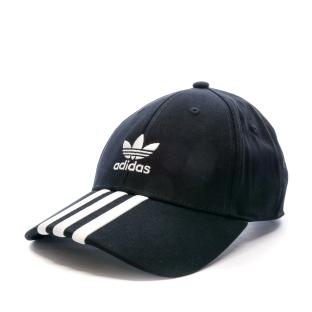 Casquette Noire/Blanc Homme Adidas Bball vue 0