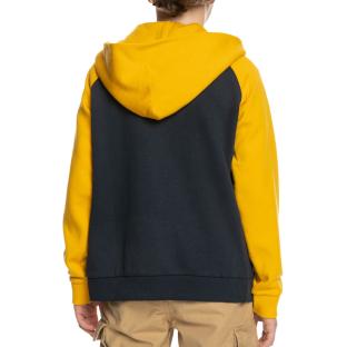 Sweat Zippé Jaune/Marine Garçon Quiksilver Easy Day vue 2