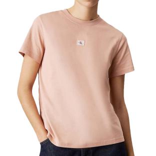 T-shirt Rose Femme Calvin Klein Jeans Institutional pas cher