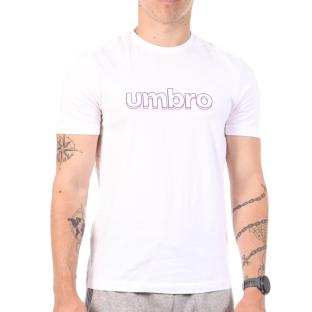 T-shirt Blanc Homme Umbro Outl Net vue 0