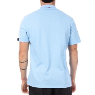 Aviron Bayonnais Polo Bleu Clair Le Coq Sportif Présentation vue 0