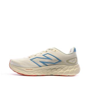 Chaussures de Running Écru/Bleu Femme New Balance 680 pas cher