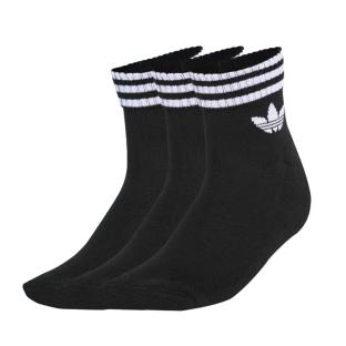 x3 Paires de Chaussettes Noir Mixte Adidas Ankle vue 0