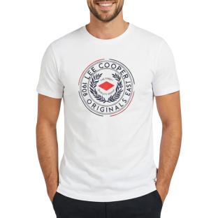 T-Shirt Blanc Lee Cooper LCN822 vue 0