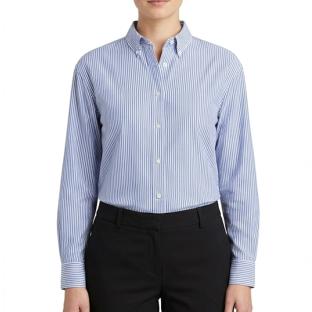 Chemise Bleu/Blanche Femme Teddy Smith Laria vue 0