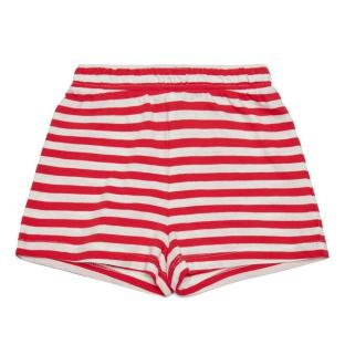 Short Rouge à rayures Fille Kids Only May pas cher