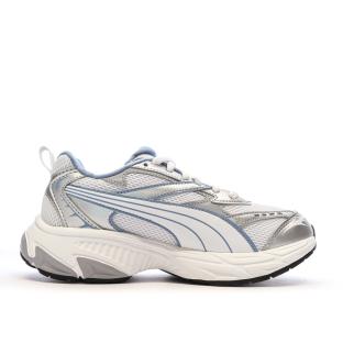 Baskets Blanches/Bleu Enfant Puma Morphic vue 2