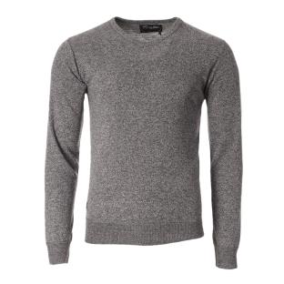 Pull Gris Homme RMS26 Basic pas cher