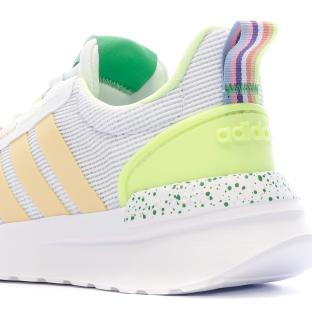 Baskets Blanches Filles Adidas Racer Tr21 K vue 6