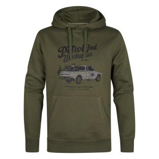 Sweat à Capuche Kaki Homme Petrol Industries Hoode pas cher