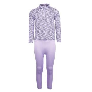 Under Armour 1/4-Zip-Leggings in Violett für Mädchen Ansicht 0