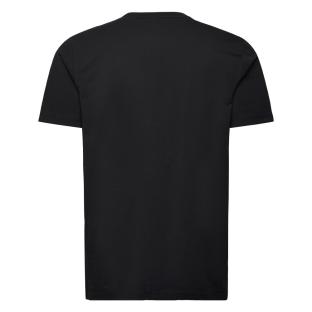 T-Shirt Noir Homme Hugo Boss stretch vue 0
