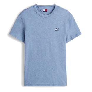 T-shirt Bleu Homme Tommy Jeans Reg Badge pas cher