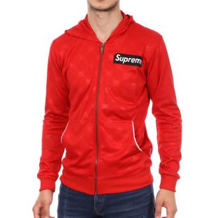 Veste à capuche Rouge Homme Supreme Grip Bubby pas cher