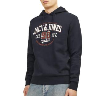Sweat Marine Homme Jack & Jones Logo pas cher