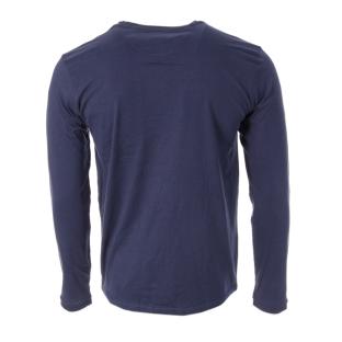 T-Shirt Manches Longues Bleu Homme RMS26 91112 vue 2