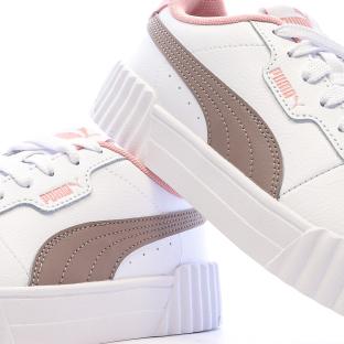 Baskets Blanche Fille/Femme Puma Carina 3.0 vue 0