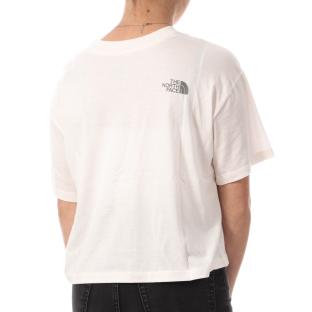 T-shirt Ecru Femme The North Face Coordinates vue 2