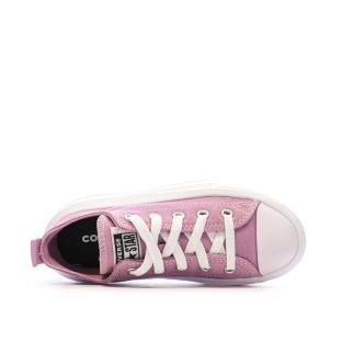 Baskets Roses Fille Converse Chuck Taylor All Star Move A10391C vue 4