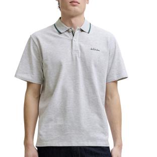 Polo Blanc Homme Jack & Jones Blaze vue 0