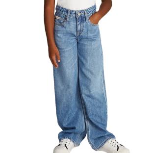 Jean Loose Bleu Fille Calvin Klein Jeans IG0IG02842 pas cher