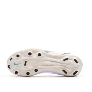 Chaussures de Foot Blanches Junior Nike Legend 9 Academy FG/MG vue 5