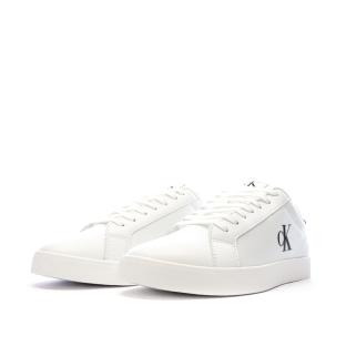 Baskets Blanches/Noires Homme Calvin Klein Jeans 3 Cupsole vue 6